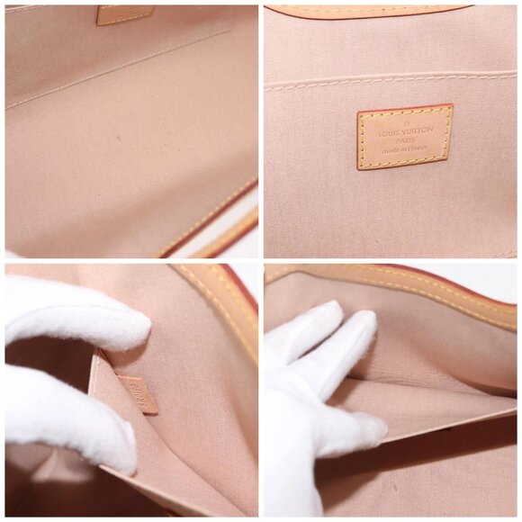 LOUIS VUITTON Vernis Roxbury Drive Bag 2Way Rose flow lantern M91391 Auth gh1053 - Picture 15 of 16
